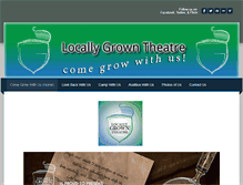 Tablet Screenshot of locallygrowntheatre.org